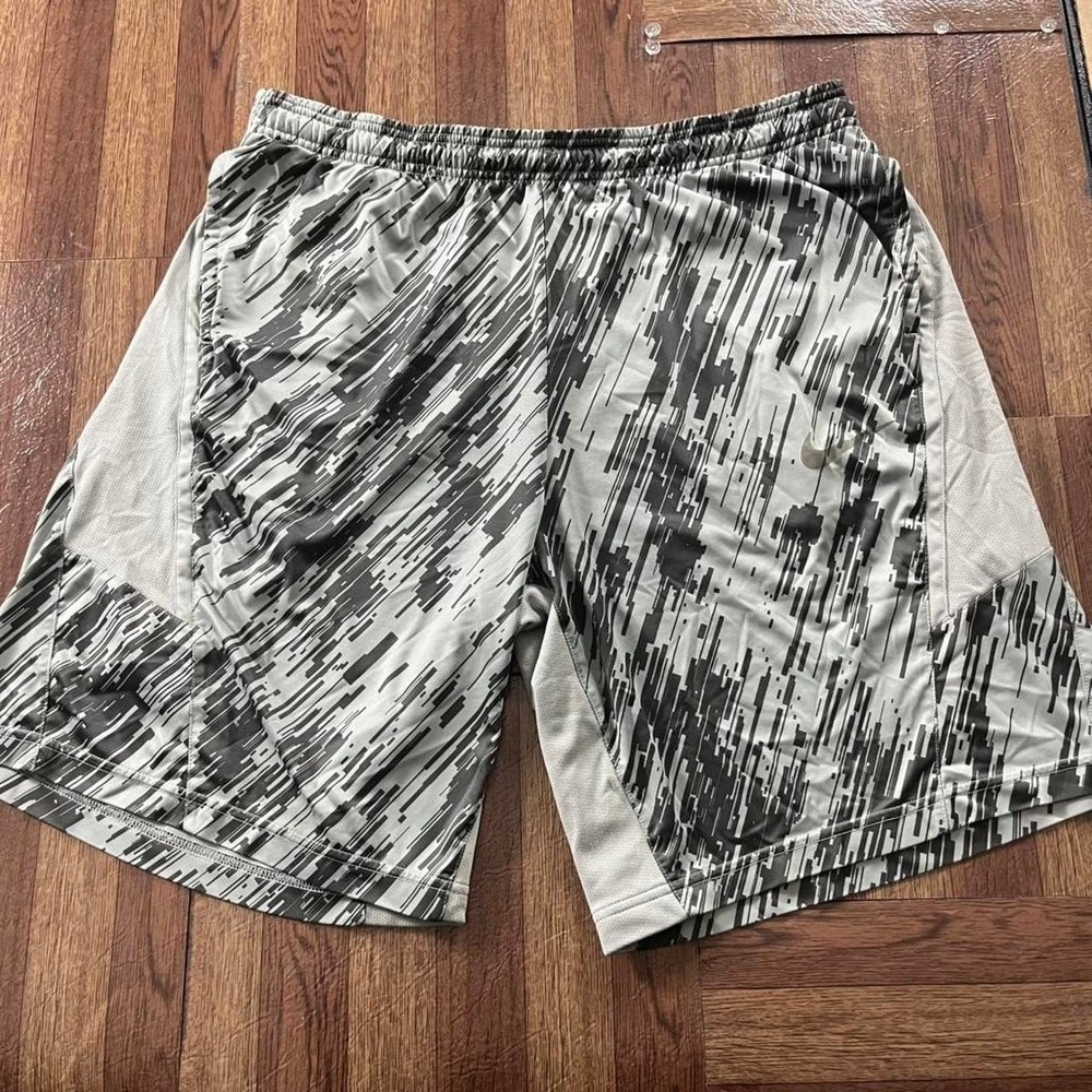 Nike White Dri-Fit Tech Running Train Shorts Large